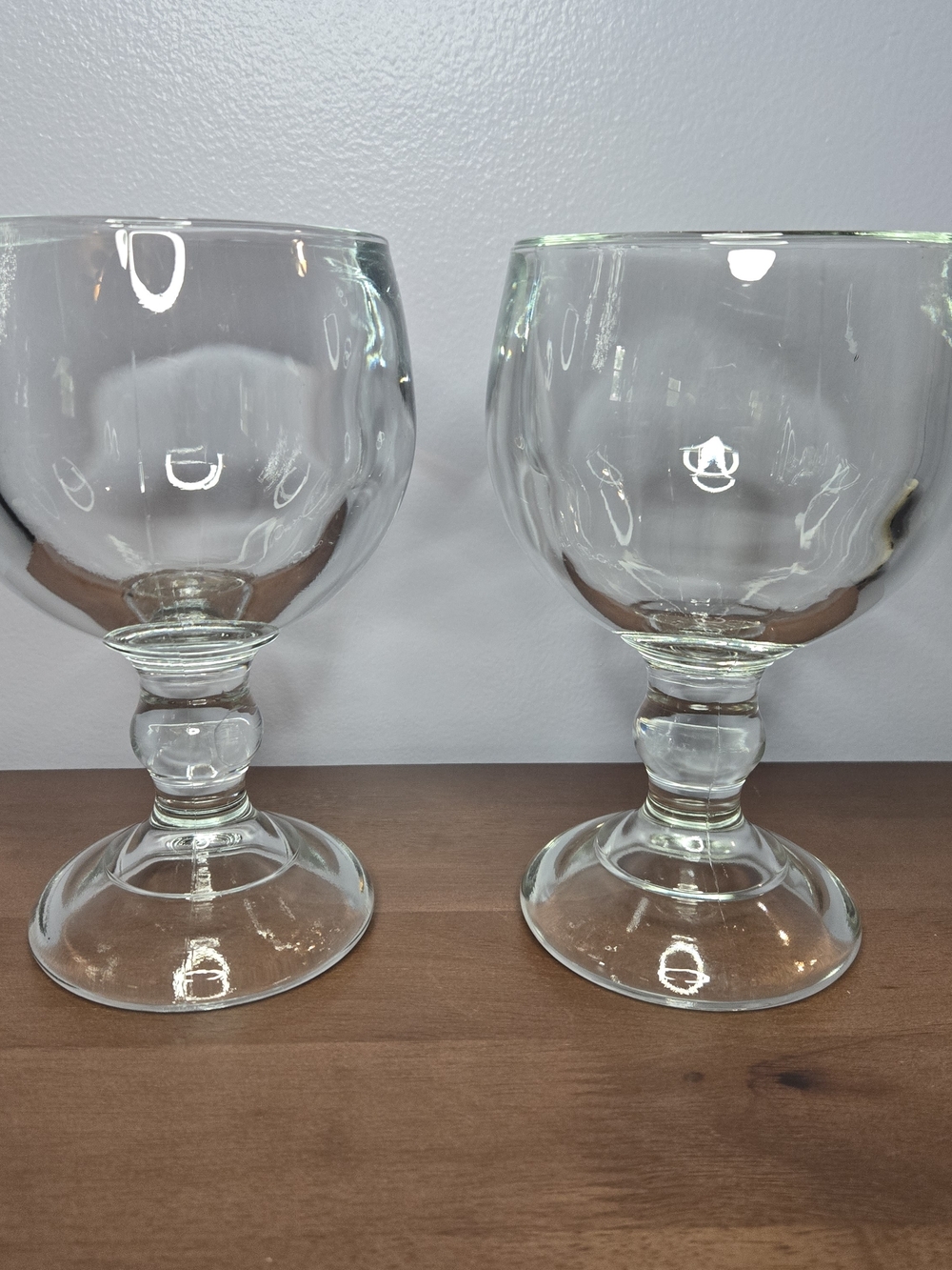 Super Heavy Margarita Beer Glass  Fishbowl Schooners Over 2 Lbs - 18 fl oz Pair